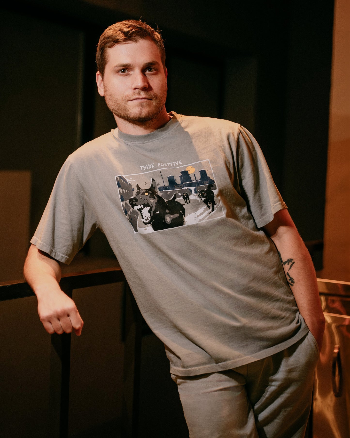 Think positive | Оверсайз футболка